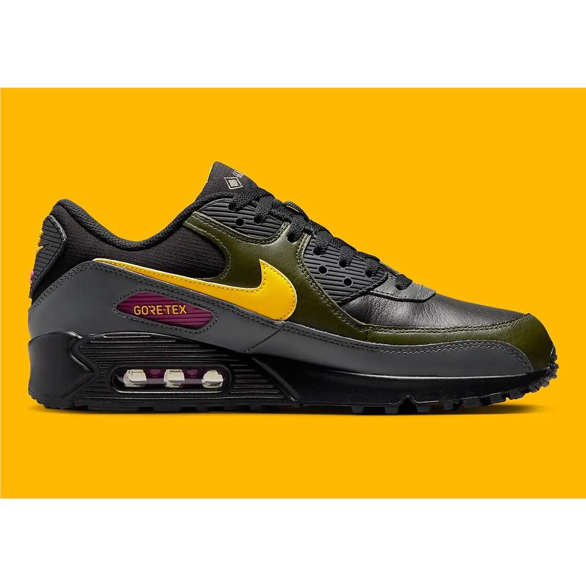Nike shoes - Nike Air Max 90 - Air Max - Dj9779-001 - Black/Cargo Khaki/Iron Grey/Tour Yellow 20