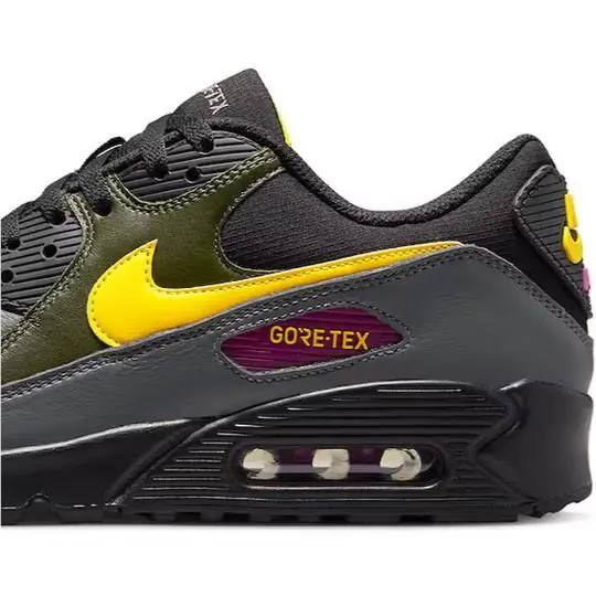 Nike shoes - Nike Air Max 90 - Air Max - Dj9779-001 - Black/Cargo Khaki/Iron Grey/Tour Yellow 22