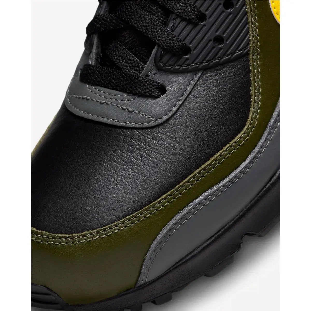 Nike shoes - Nike Air Max 90 - Air Max - DJ9779-001 - Black/Cargo Khaki/Iron Grey/Tour Yellow 19