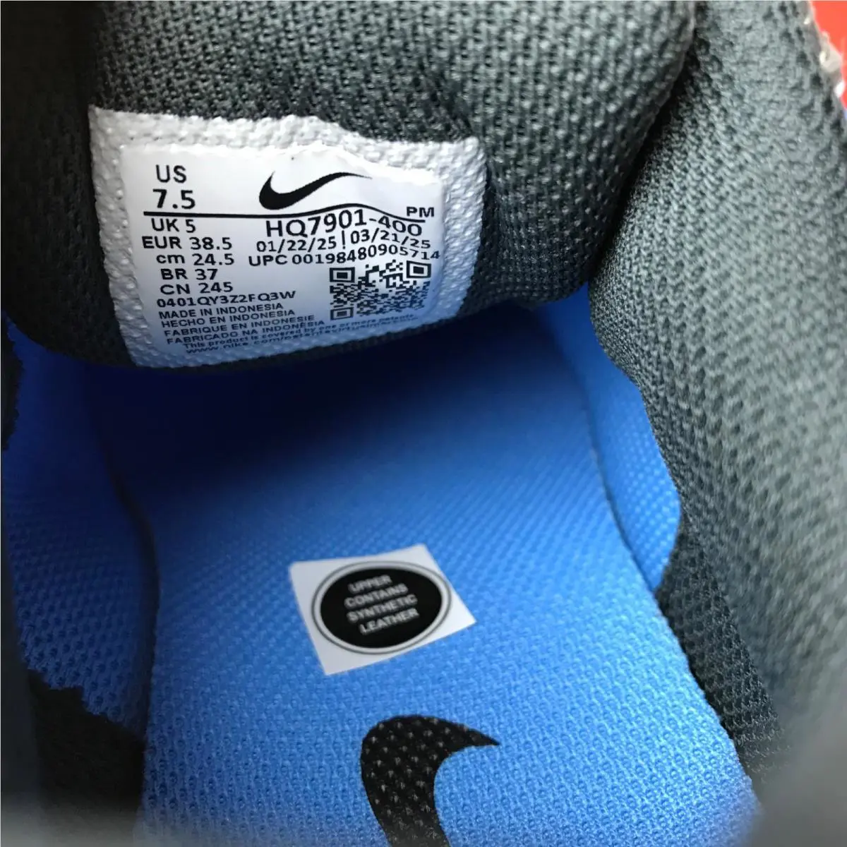 Nike shoes - Nike V5 RNR - RNR - HQ7901-400 - University Blue/Black 10