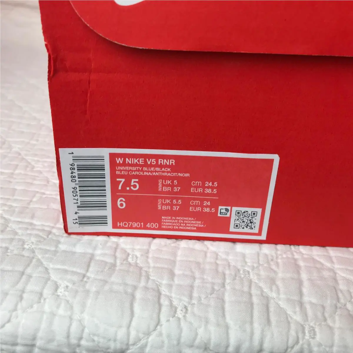 Nike shoes - Nike V5 RNR - RNR - HQ7901-400 - University Blue/Black 11
