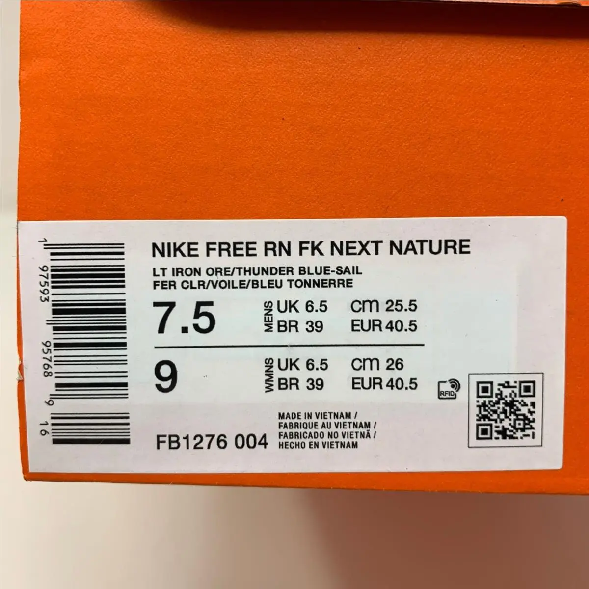 Nike shoes - Nike Free RN - Free - FB1276004 - Silver 4