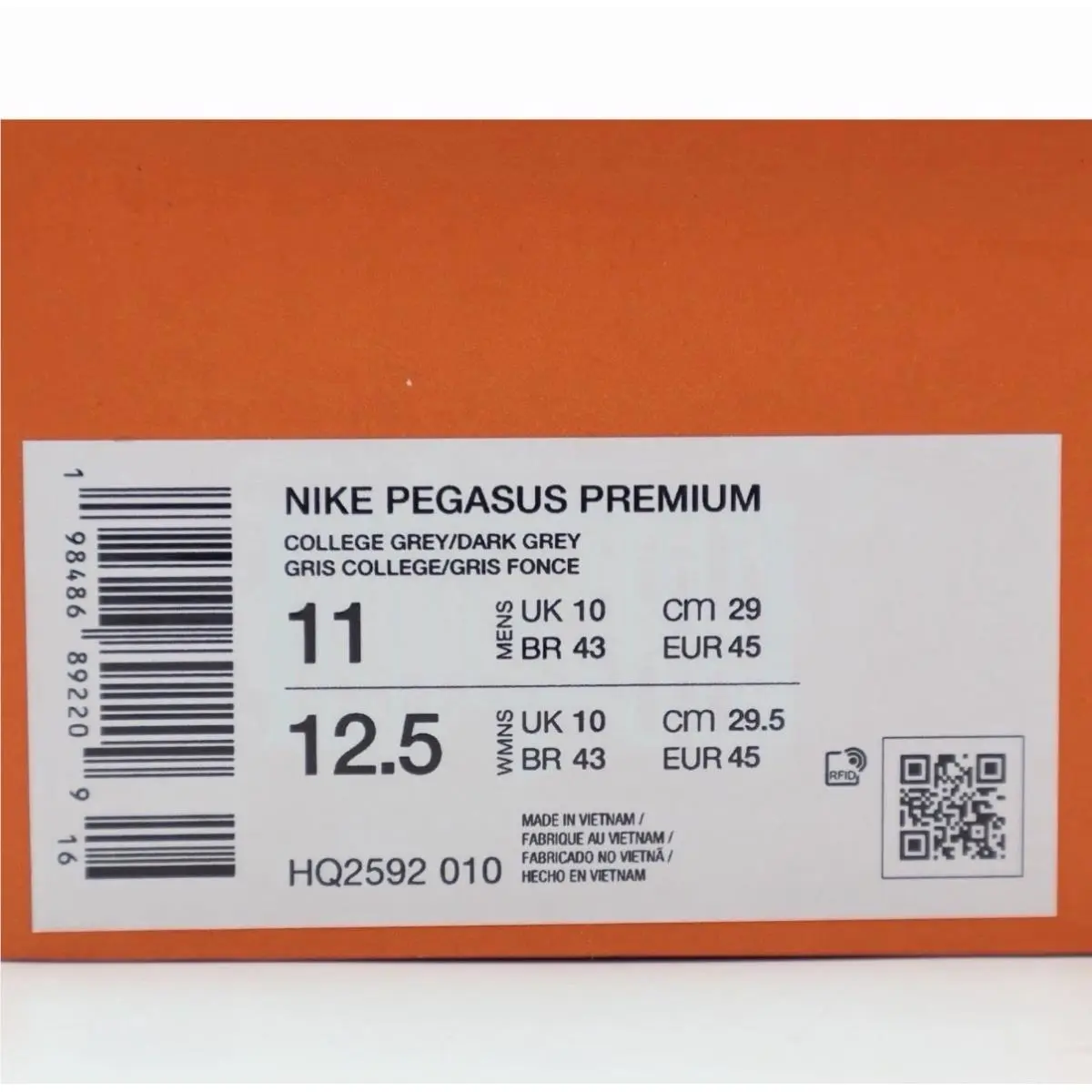 Nike shoes - Nike Air Zoom Pegasus - Air Zoom Pegasus - HQ2592-010 - Gray 4