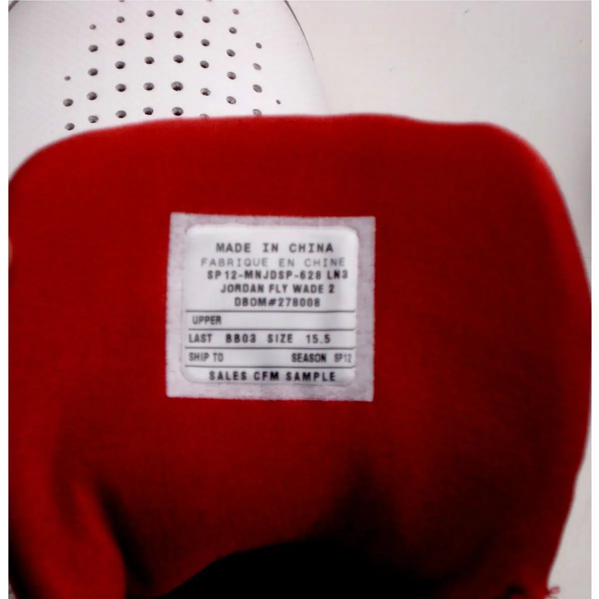 Nike shoes - Air Jordan 2012 - Air - White (UPC: 603429032999) 0