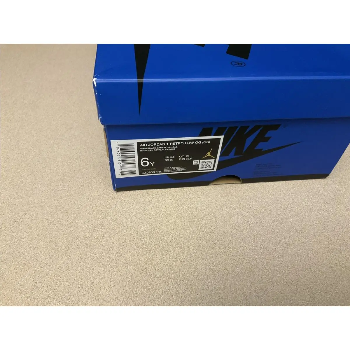 Nike shoes - Air Jordan 1 - Air - White/Black/Game Royal 1