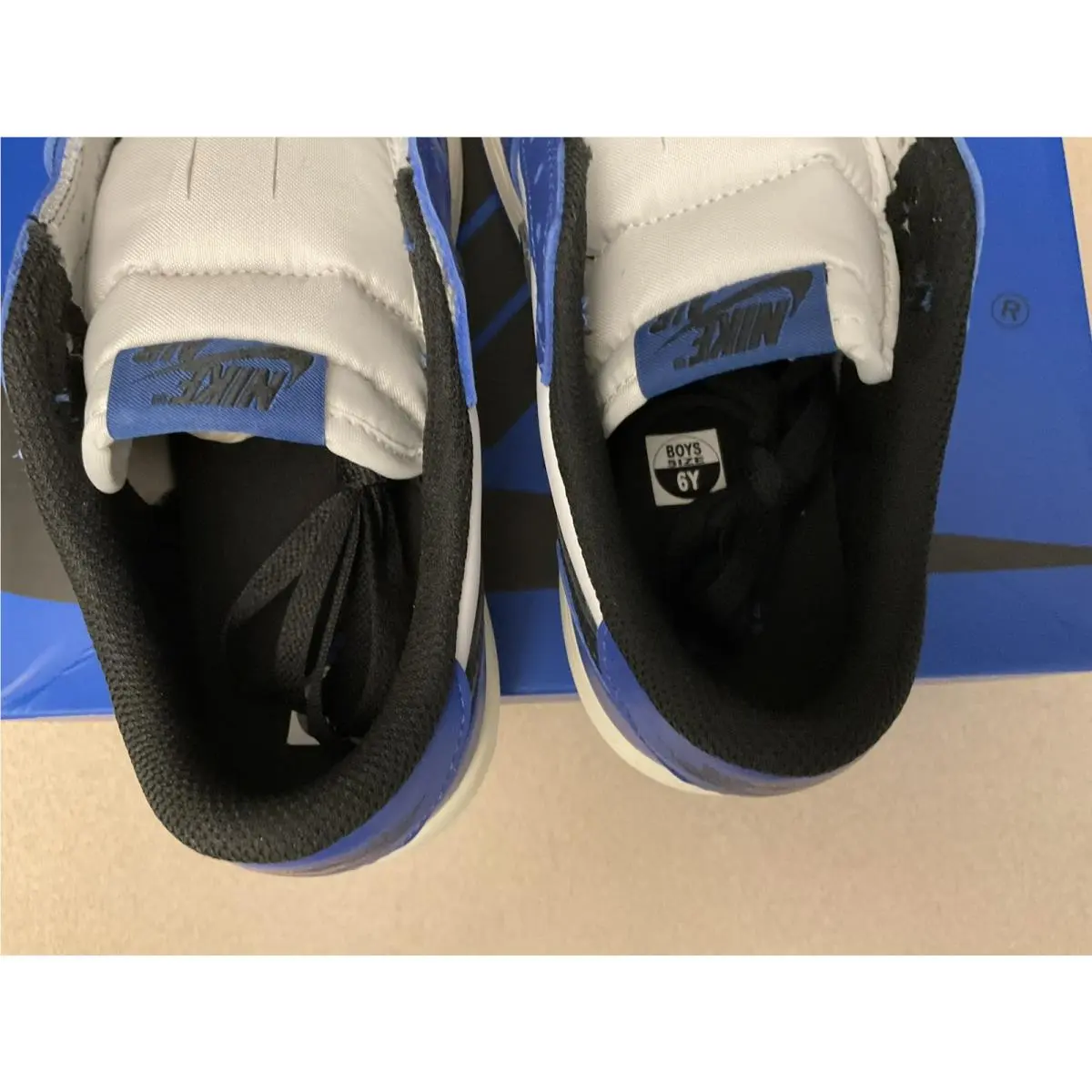 Nike shoes - Air Jordan 1 - Air - White/Black/Game Royal 6
