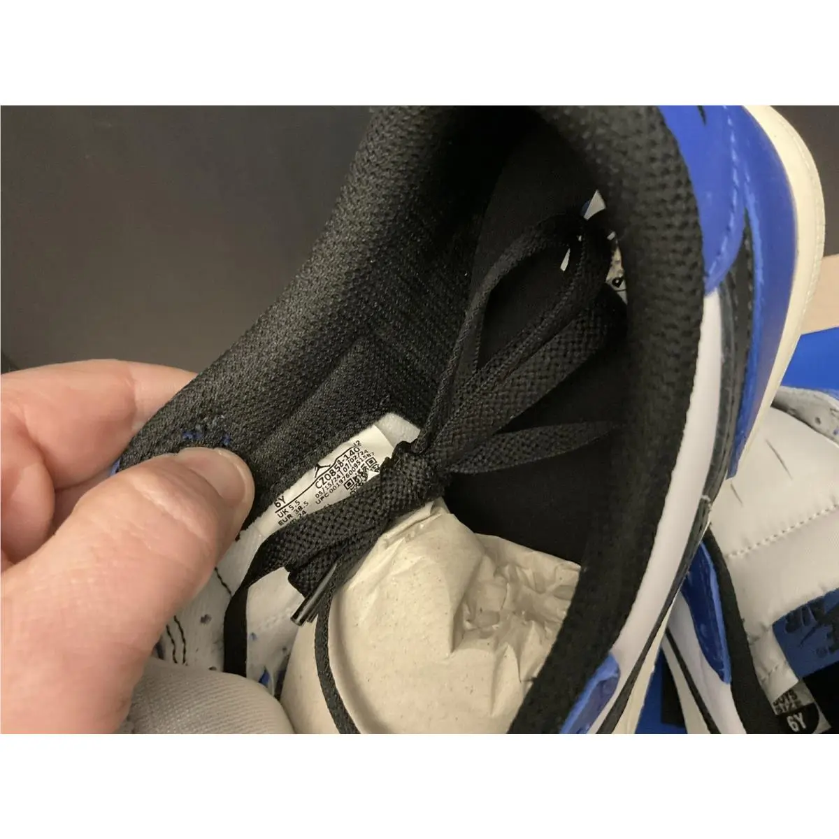 Nike shoes - Air Jordan 1 - Air - White/Black/Game Royal 7