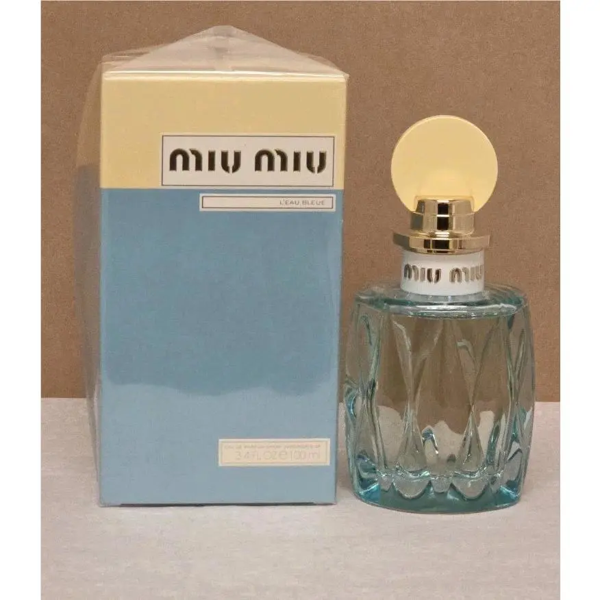 Miu Miu L`eau Bleue Eau DE Parfum Spray 100 ML 3.4 oz