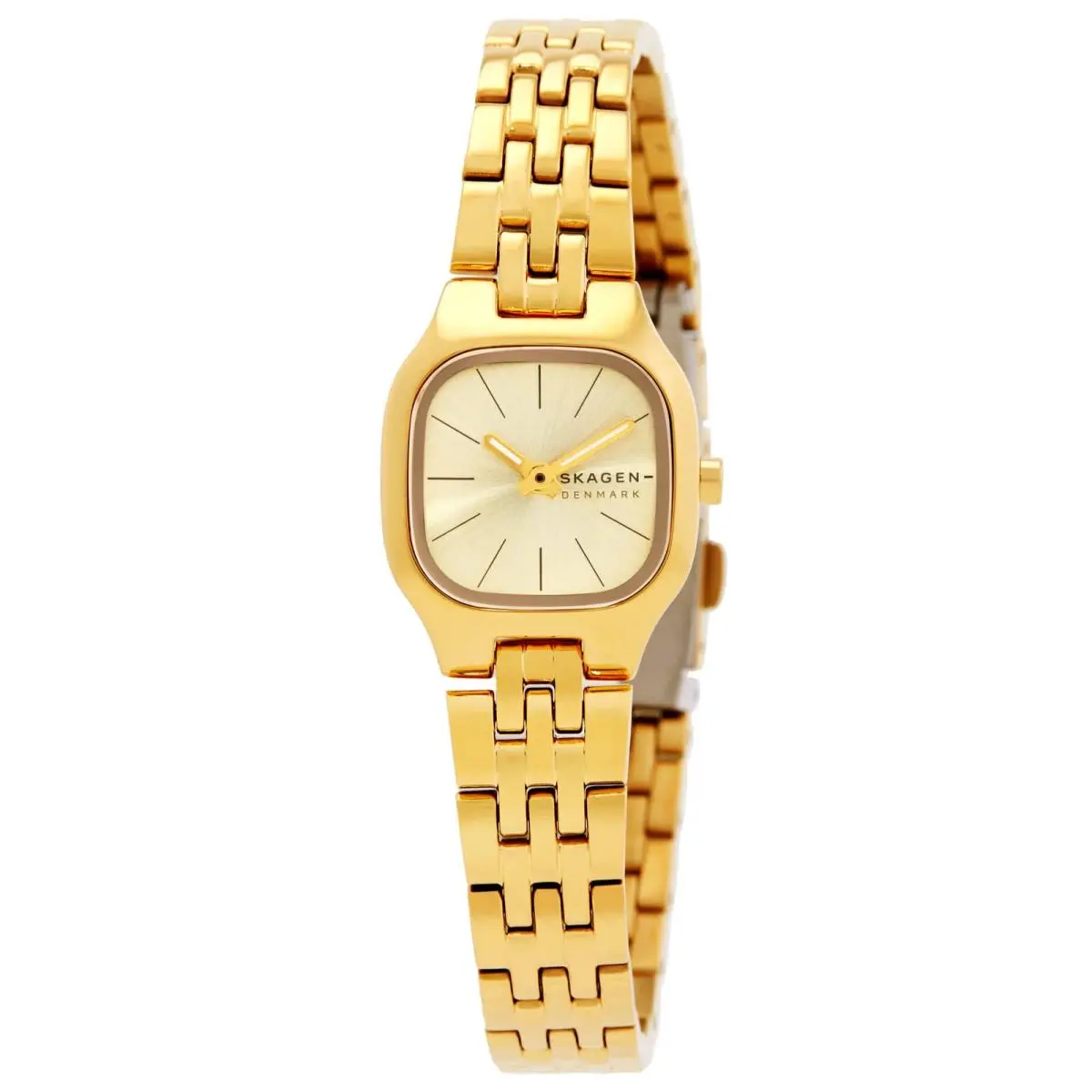 Skagen Mellem Yellow Dial Ladies Watch SKW3177 - Yellow, Dial: Yellow, Band: Yellow Gold-tone