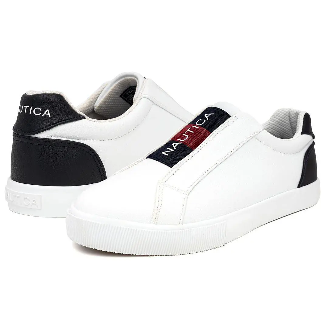 Women Fashion Sneaker Casual Tennis Shoes Steam Slip-on bennet slip on by Nautica