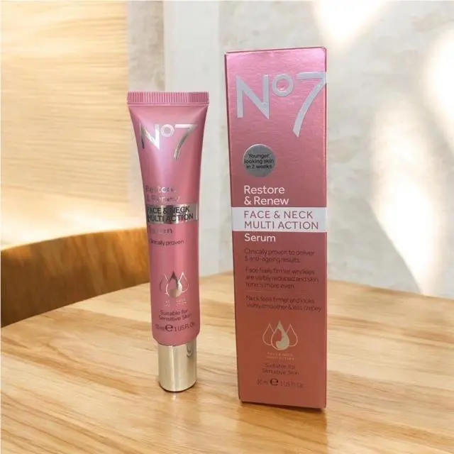 No7 Restore Re Face Neck Multi Action Serum 50ML Full Size