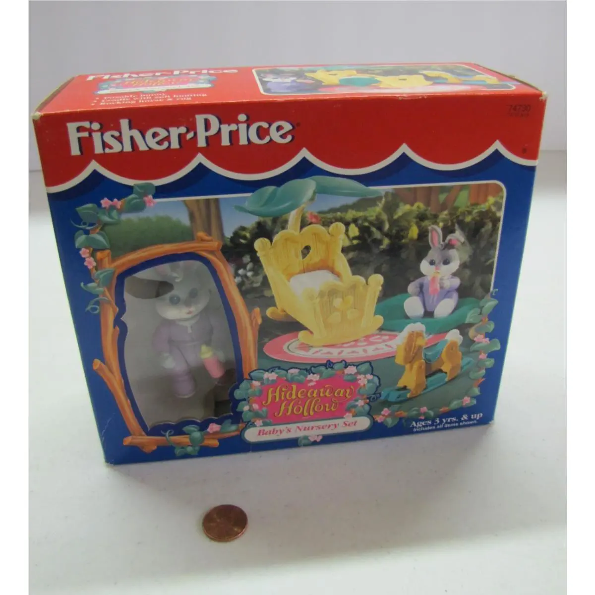 Fisher Price Loving Family Dollhouse Hideaway Hollow Baby`s Nursery Set 1996