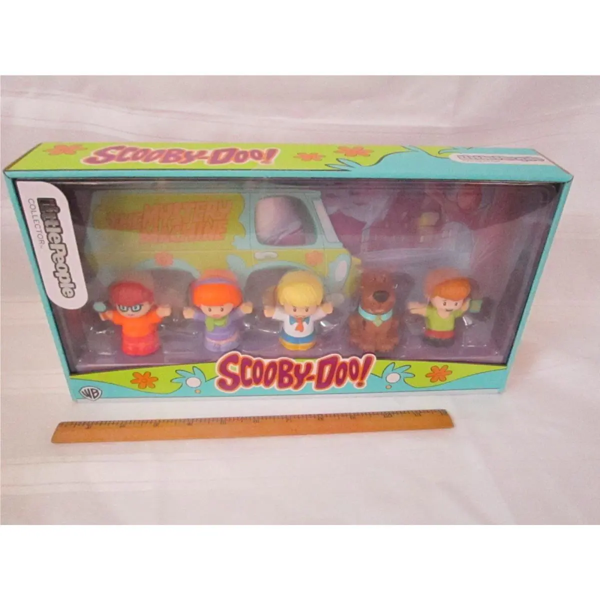 Fisher-price Little People Scooby Doo Collector Set Toy Mystery Machine Gang Spy