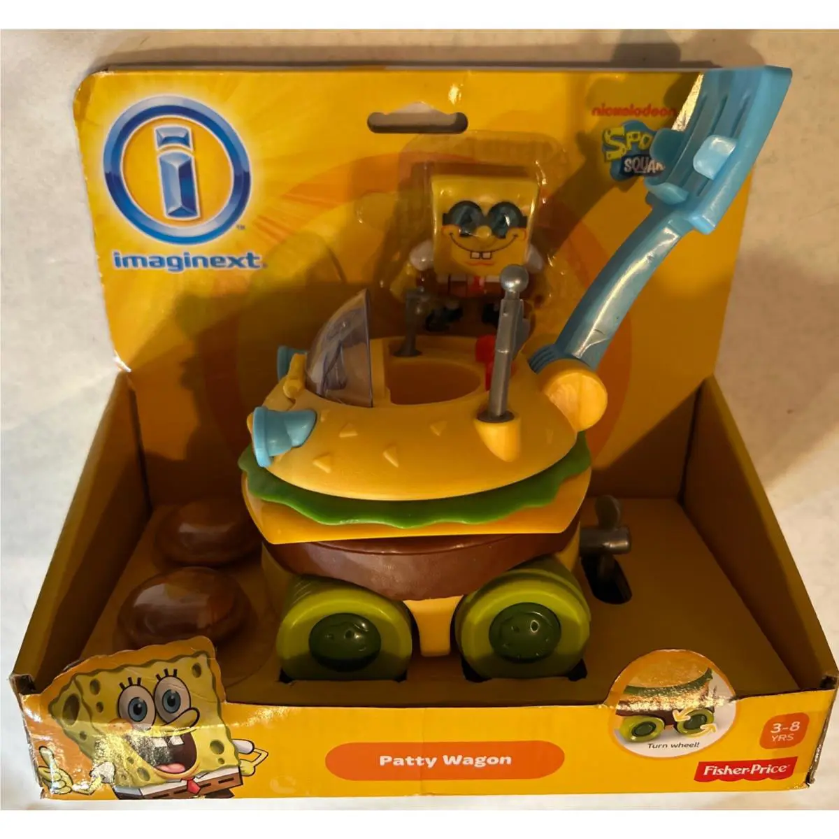 Imaginext Sponge Bob Spongebob Squarepants Krabby Patty Wagon Vehicle