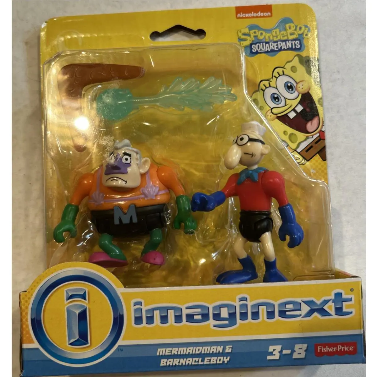 Imaginext Sponge Bob Spongebob Squarepants Mermaidman Barnacle Boy Barnacleboy