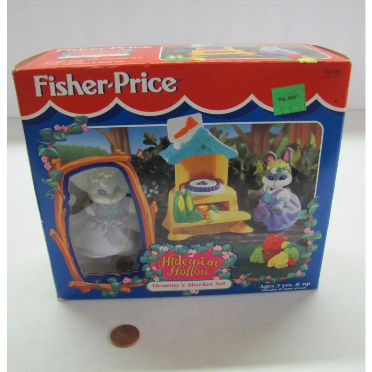 Fisher Price Loving Family Dollhouse Hideaway Hollow Mommy`s Market Set 1996
