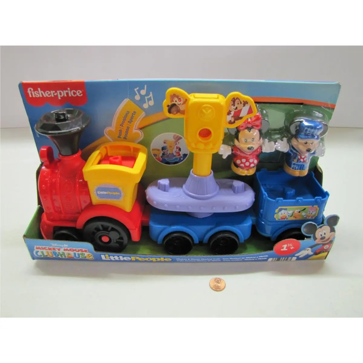 Fisher Price Little People Toddler Toy Disney Mickey Minnie Musical Tra