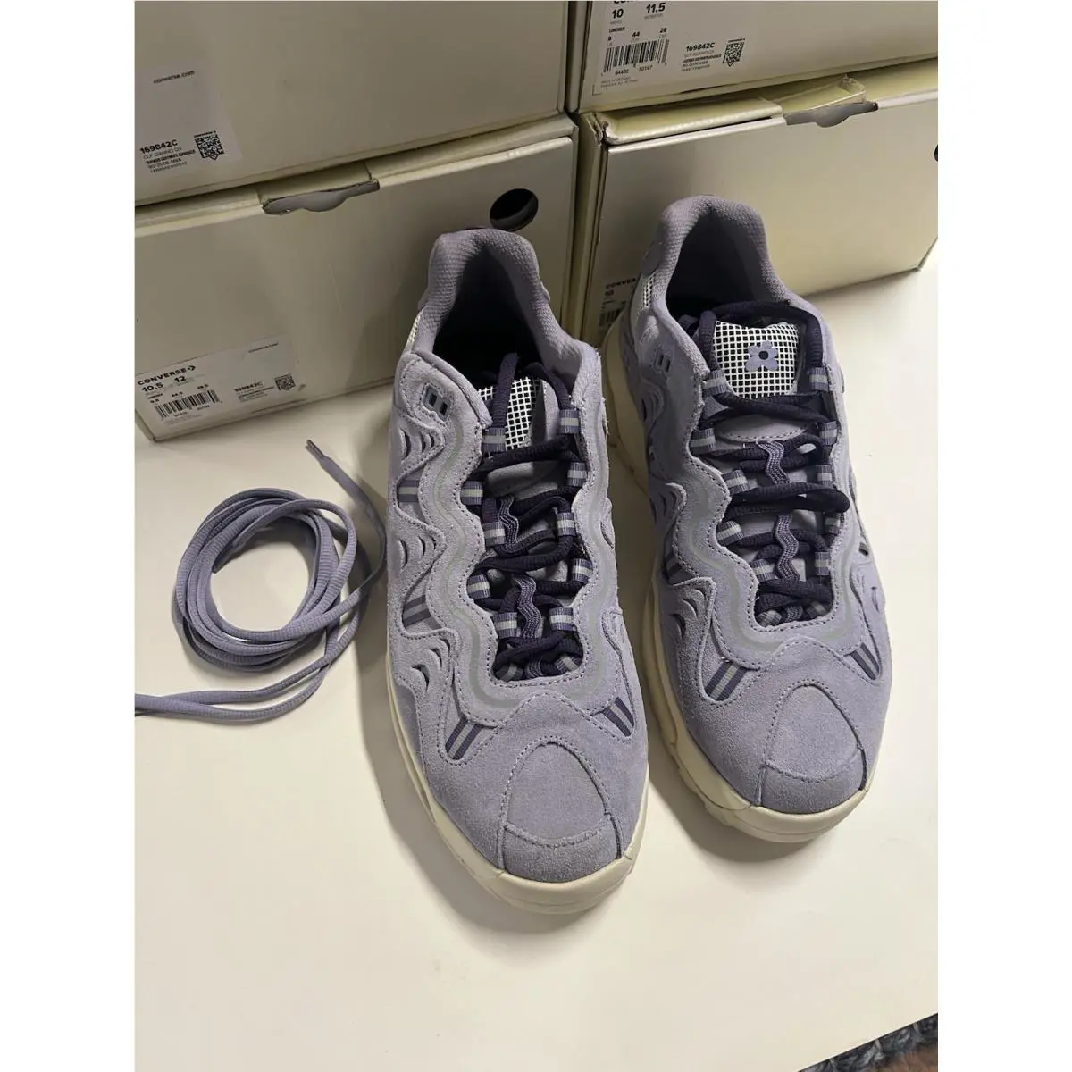 Converse shoes - Converse Gianno - Gianno - 169842C - Lavender Gray/White Asparagus 4