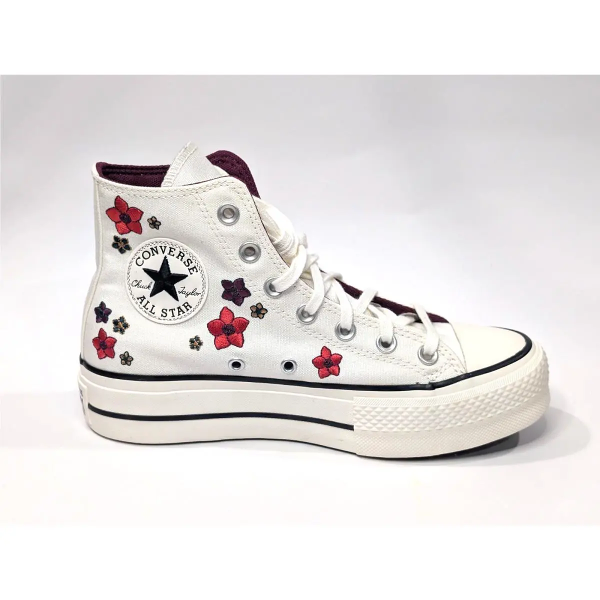 Converse shoes - Converse CTAS Lift Hi - CTAS Lift - A15463C - Egret/Red 9