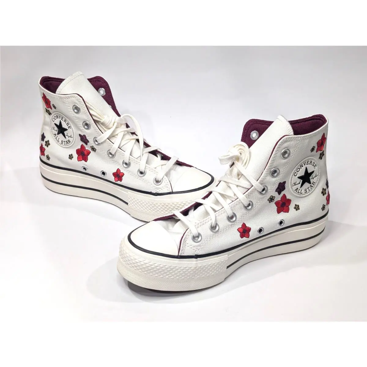 Converse shoes - Converse CTAS Lift Hi - CTAS Lift - A15463C - Egret/Red 6
