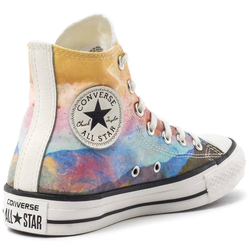 Chuck Taylor All Star Solar Orange Ctas HI Top Fashion Sneaker Style 551630C by Converse