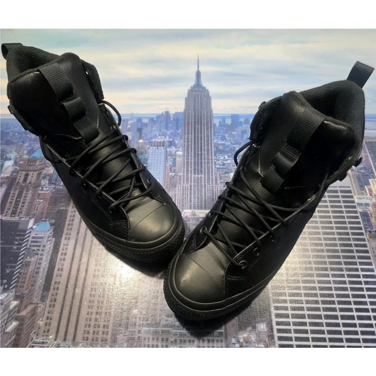 Converse Chuck Taylor All Star Hiker Boot High Top Triple Black Size 13 A13234c