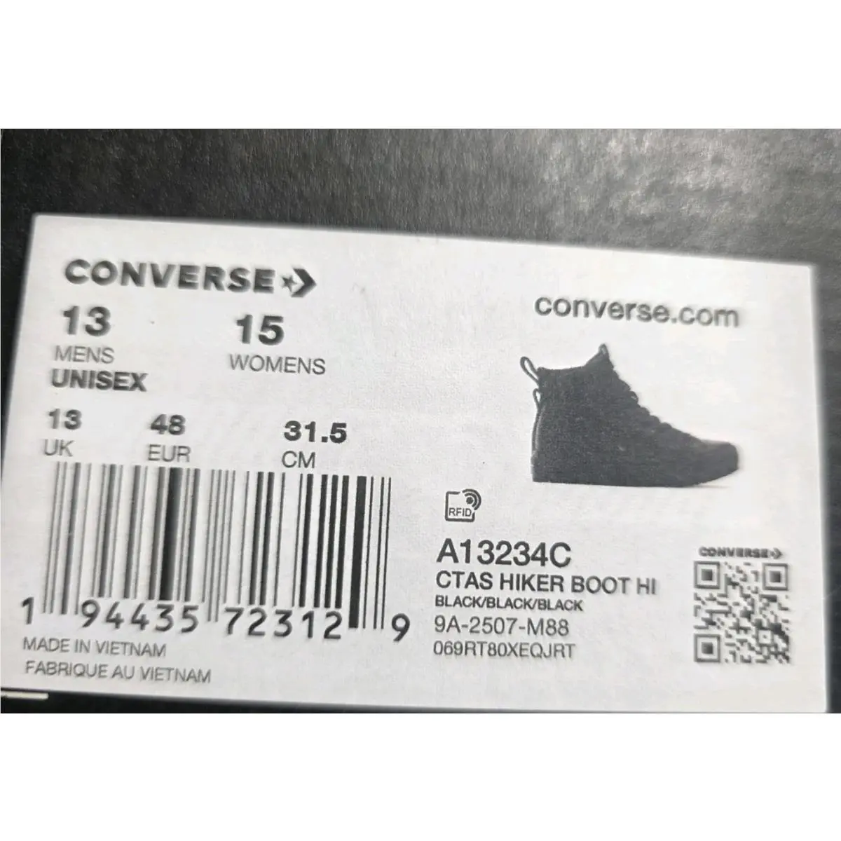 Converse shoes - Converse Chuck Taylor Hiker - Chuck Taylor Hiker - A13234c - Black 6