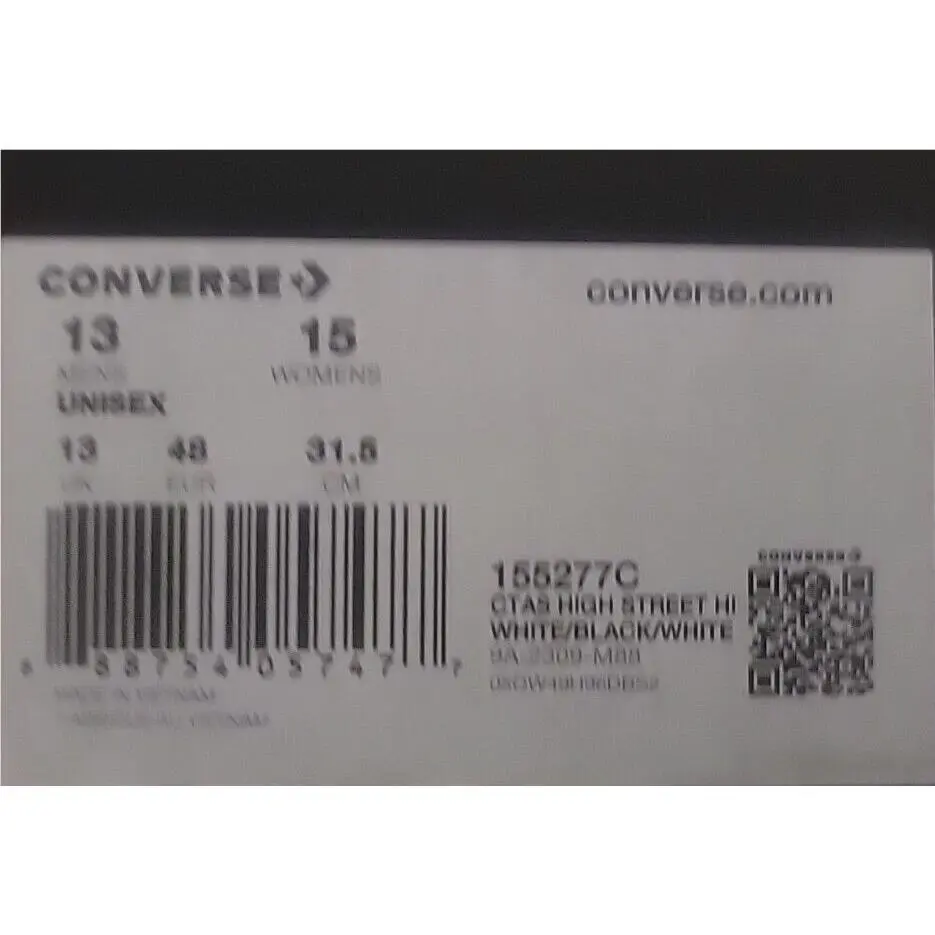 Converse shoes - Converse Chuck Taylor All Star High Street Hi - 155277c - White 5