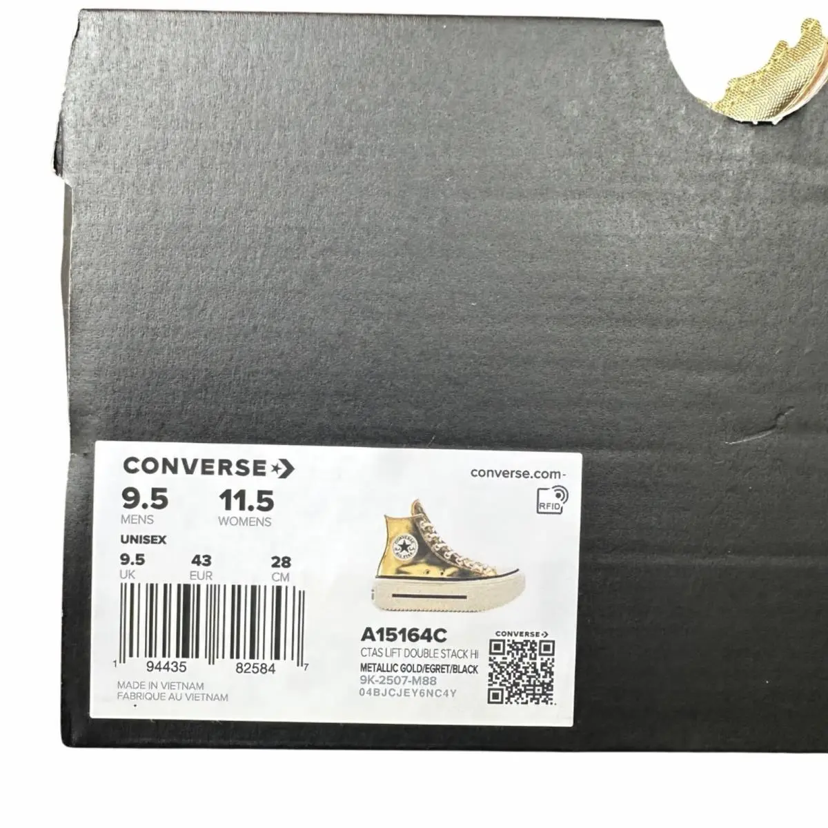 Converse shoes - Converse Chuck Taylor All Star Lift - A15164C - Gold (UPC: 194435825847) 6