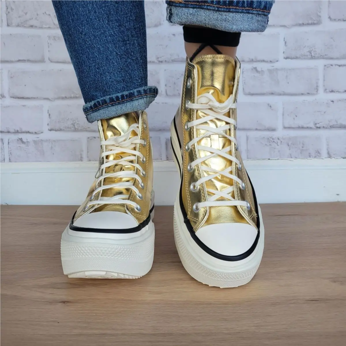 Converse shoes - Converse Chuck Taylor All Star Lift - A15164C - Gold (UPC: 194435825847) 3