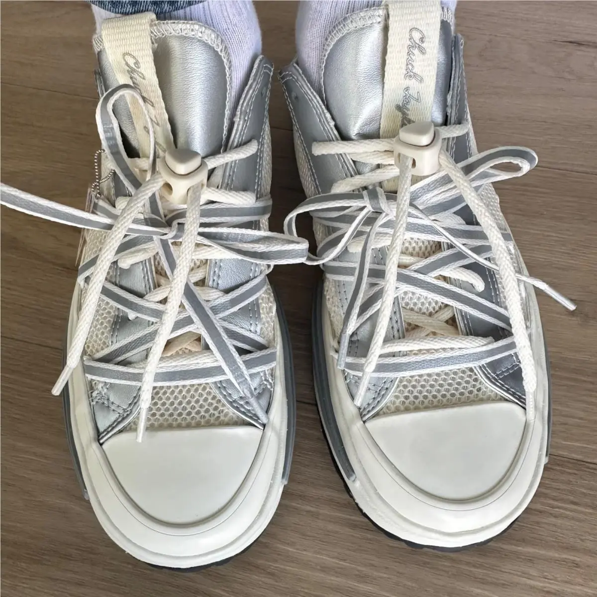 Converse shoes - Converse Run Star Hike - Run Star Hike - A15185C - Silver (UPC: 194435608785) 3