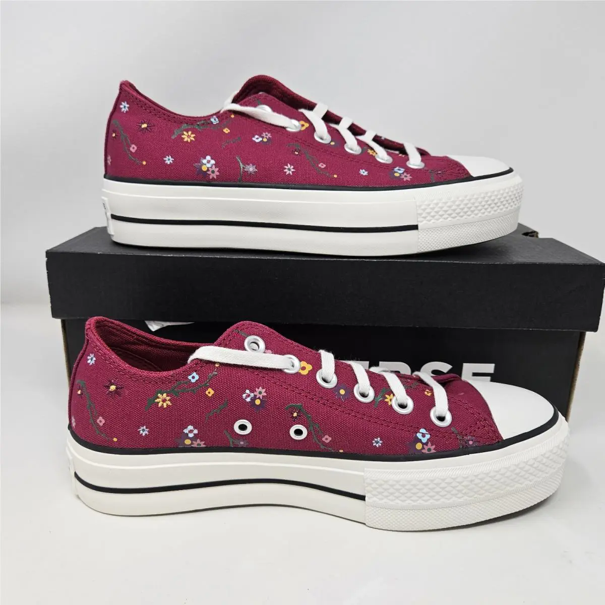Converse shoes - Converse CTAS Lift OX - CTAS Lift - A15535C - Berry (UPC: 194435645544) 0