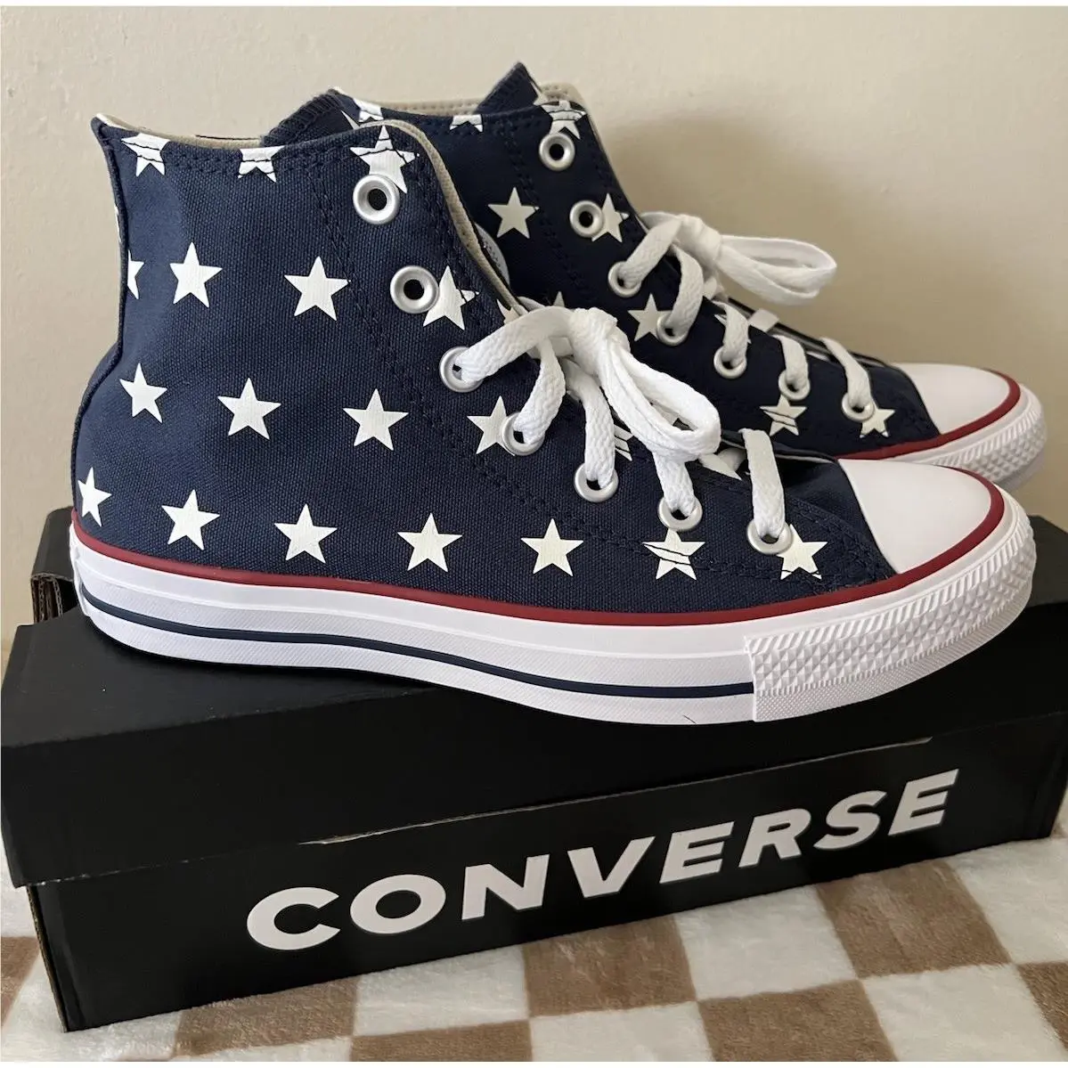 Converse shoes - Converse Chuck Taylor All Star Hi - A15503F - Navy/Red/White 0