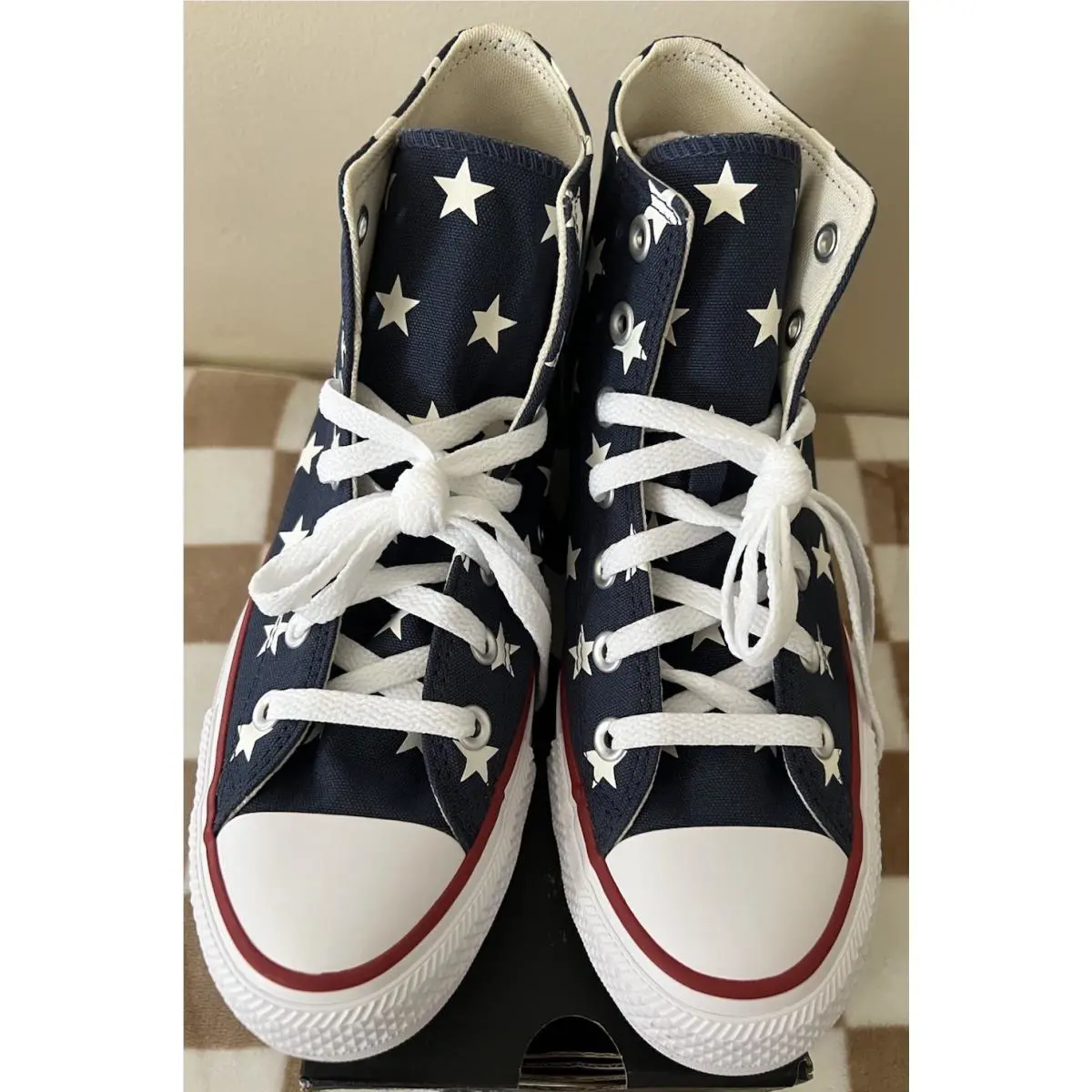 Converse shoes - Converse Chuck Taylor All Star Hi - A15503F - Navy/Red/White 6