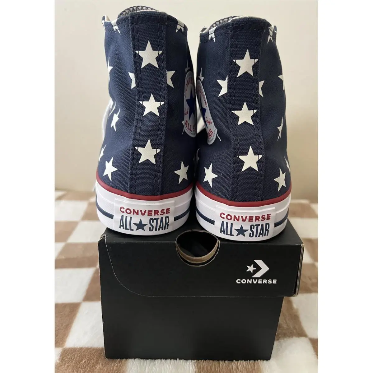 Converse shoes - Converse Chuck Taylor All Star Hi - A15503F - Navy/Red/White 7