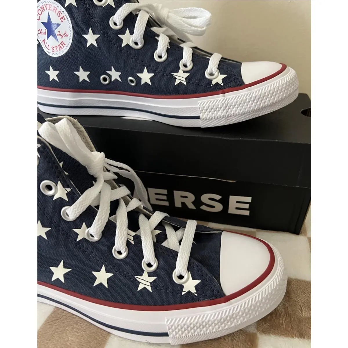 Converse shoes - Converse Chuck Taylor All Star Hi - A15503F - Navy/Red/White 2