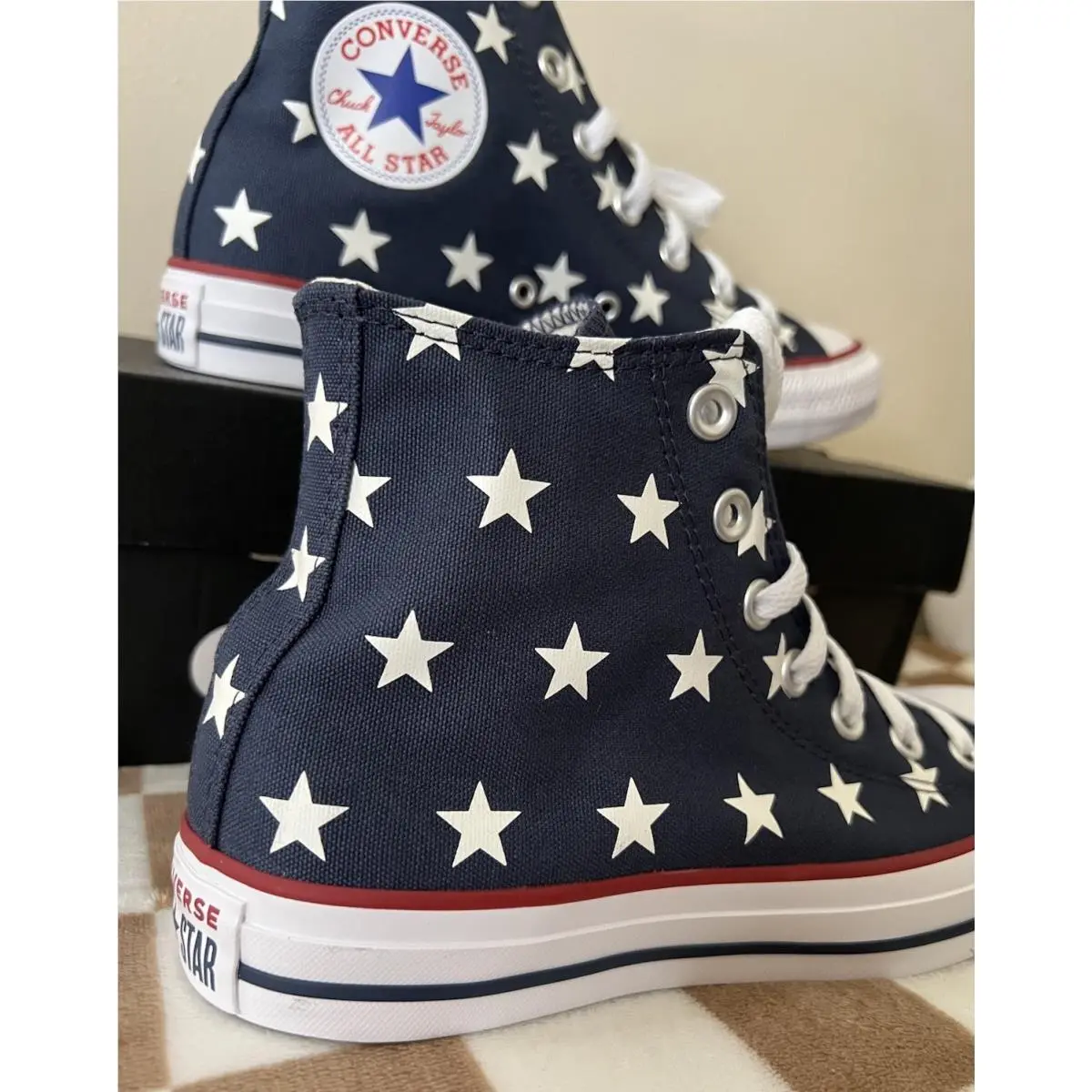 Converse shoes - Converse Chuck Taylor All Star Hi - A15503F - Navy/Red/White 3