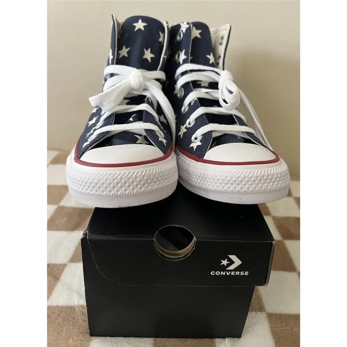 Converse shoes - Converse Chuck Taylor All Star Hi - A15503F - Navy/Red/White 5