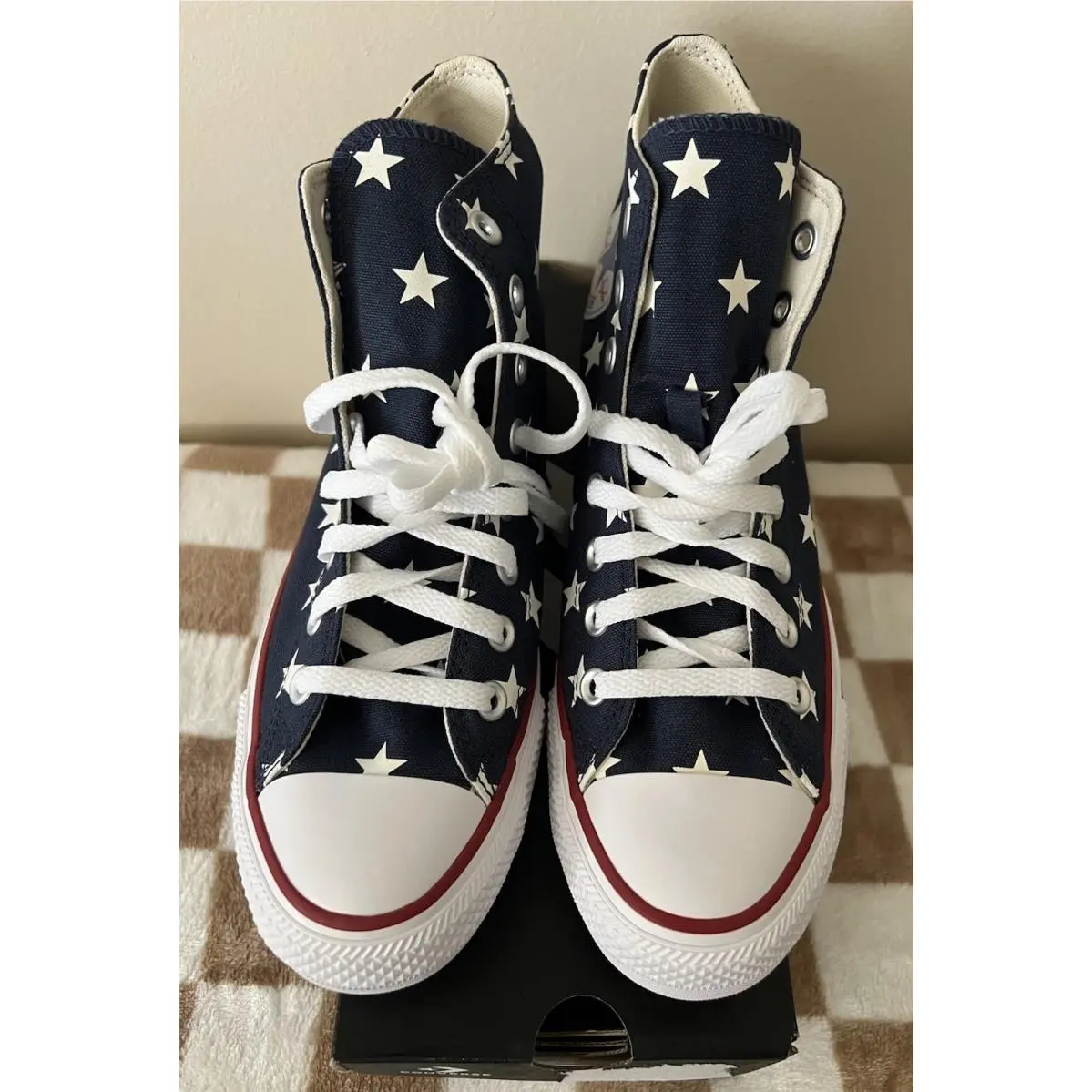 Converse shoes - Converse Chuck Taylor All Star Hi - A15503F - Navy/Red/White 6