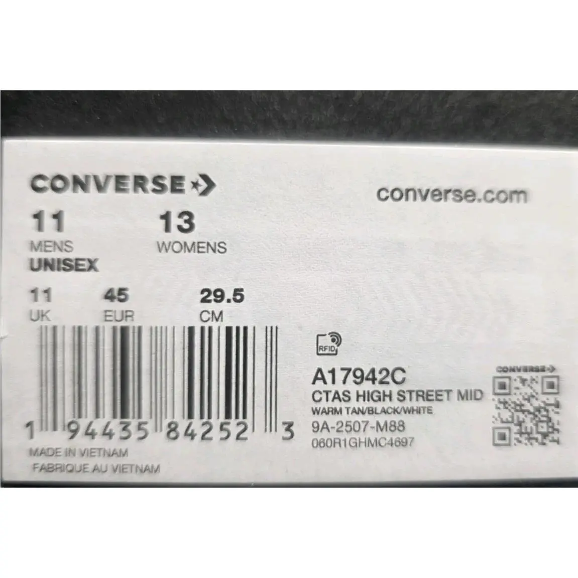 Converse shoes - Converse Chuck Taylor All Star High Street Mid - A17942c - Warm Tan 6