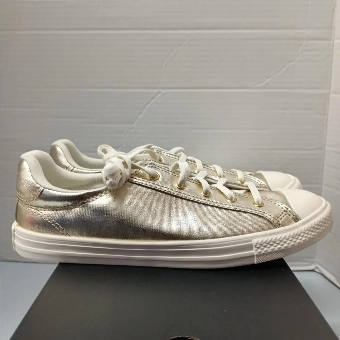 Women`s Ctas Dainty Lucky Ox Gold Sneakers Size 8 A15448C by Converse