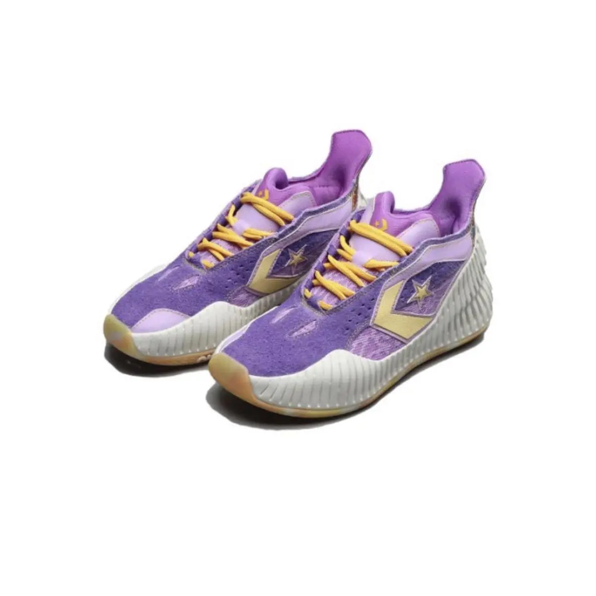 Converse shoes - Converse All Star BB Prototype - A03695C - Yellow/Purple/White (UPC: 0194434181586) 1