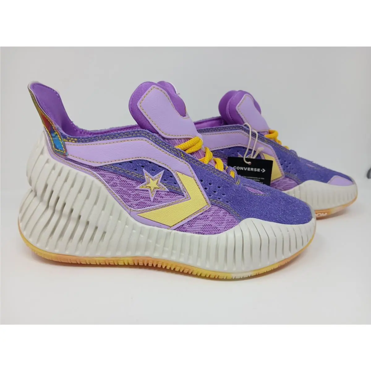 Converse shoes - Converse All Star BB Prototype - A03695C - Yellow/Purple/White 4