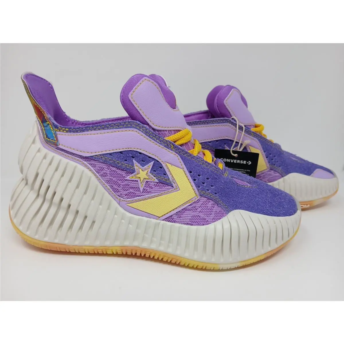 Converse shoes - Converse All Star BB Prototype - A03695C - Yellow/Purple/White 5