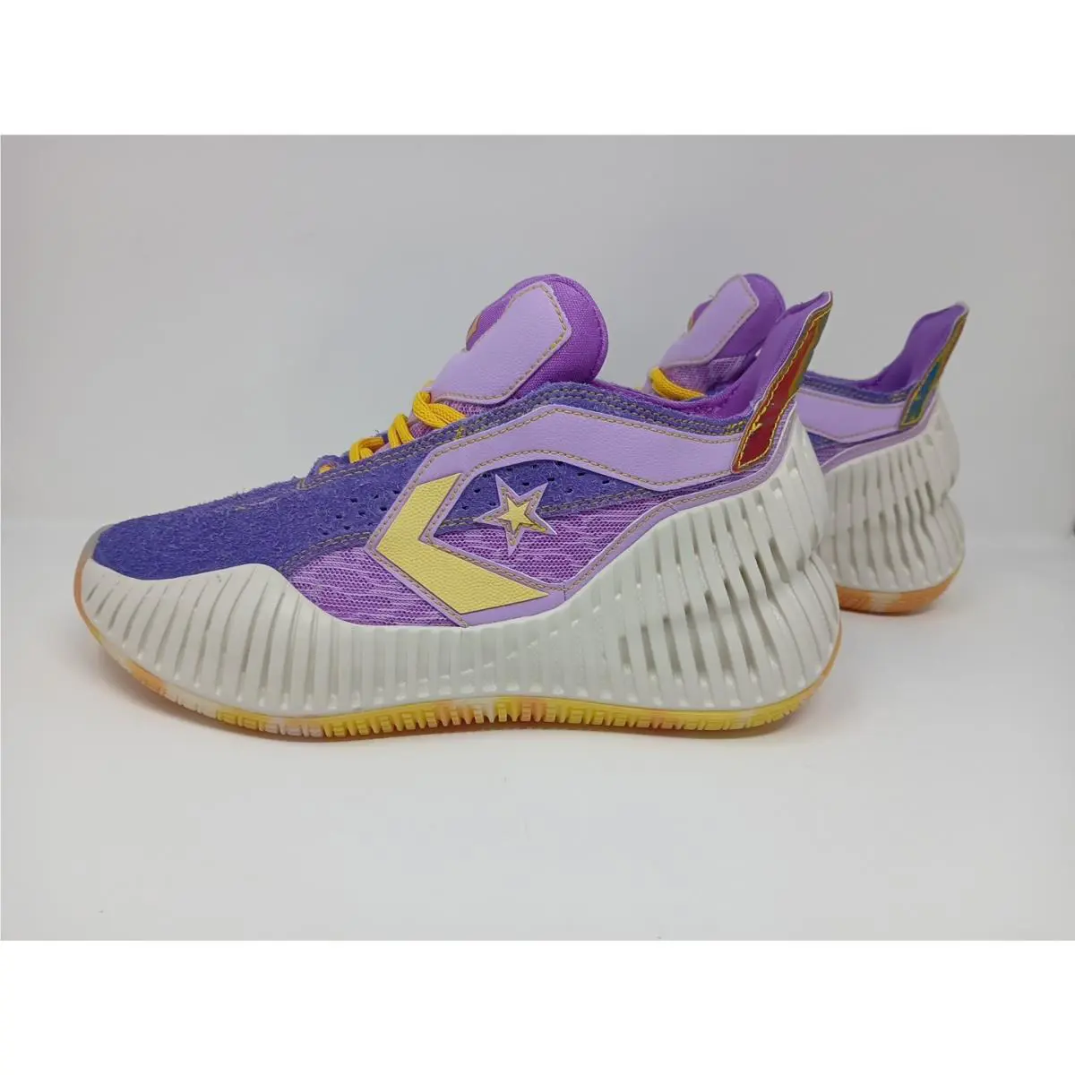 Converse shoes - Converse All Star BB Prototype - A03695C - Yellow/Purple/White 7