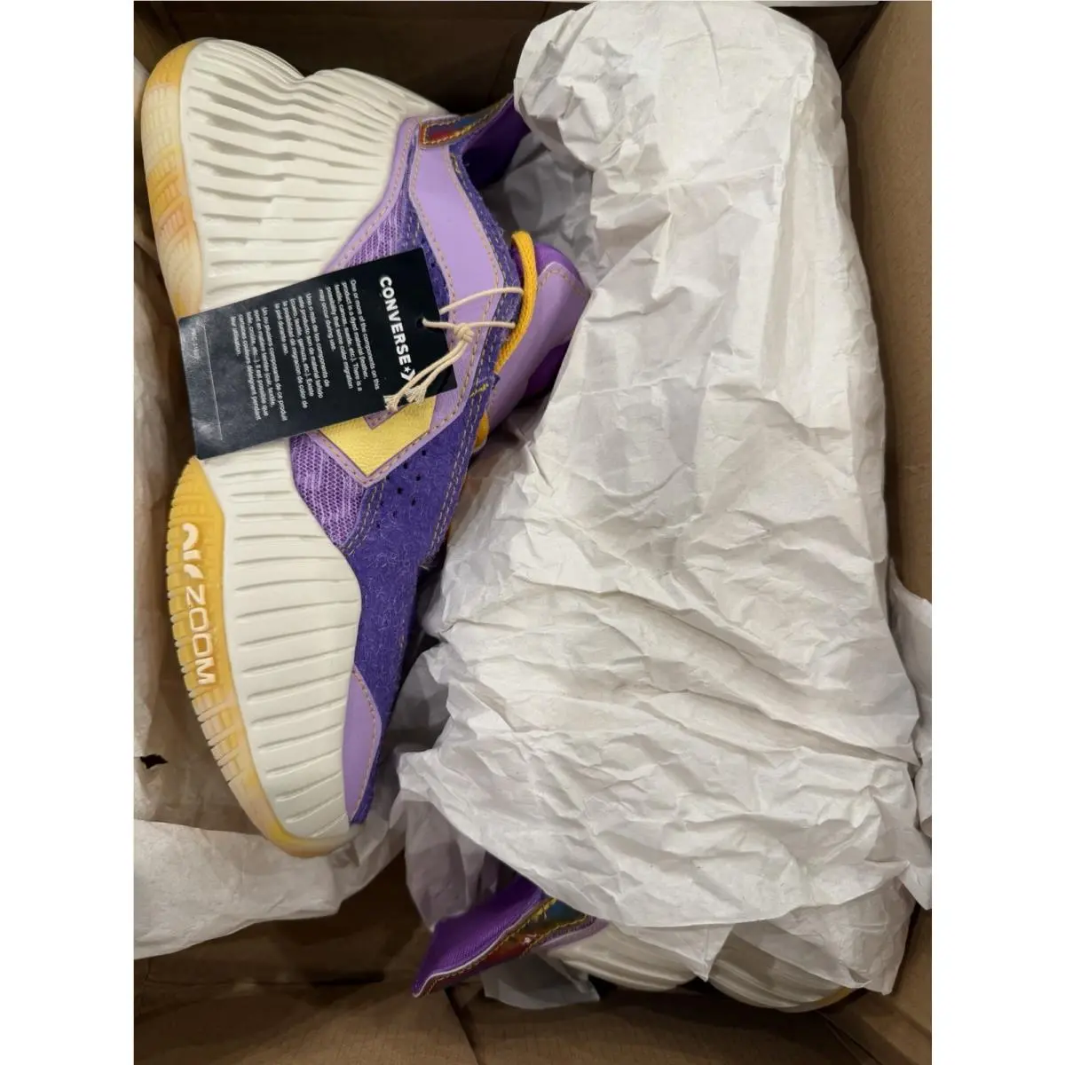 Converse shoes - Converse All Star BB Prototype - A03695C - Yellow/Purple/White (UPC: 0194434181586) 4
