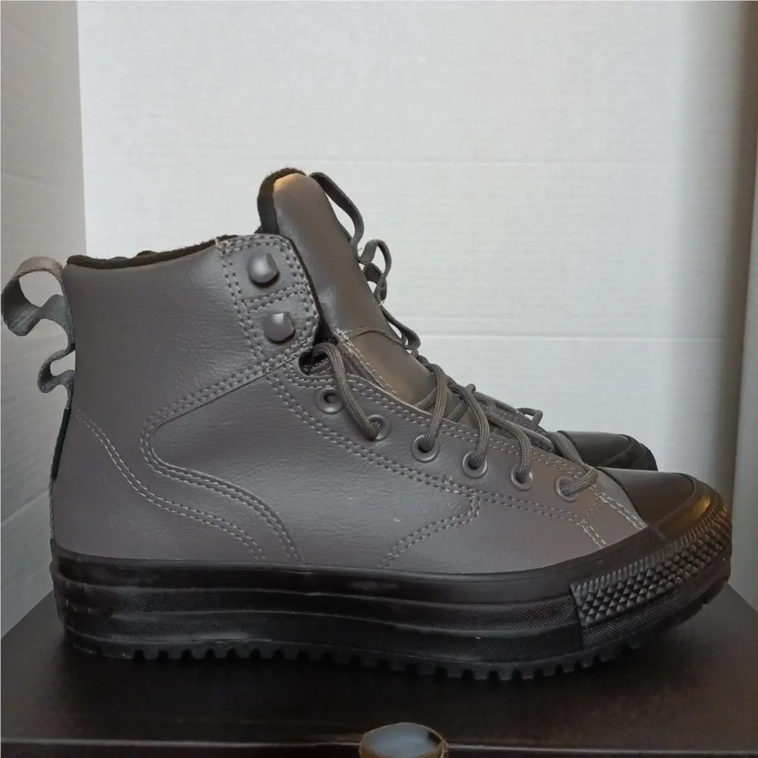 Converse Chuck Taylor All Star Hiker Boots High Grey Men`s Shoes Size 9 A14617C - Gray