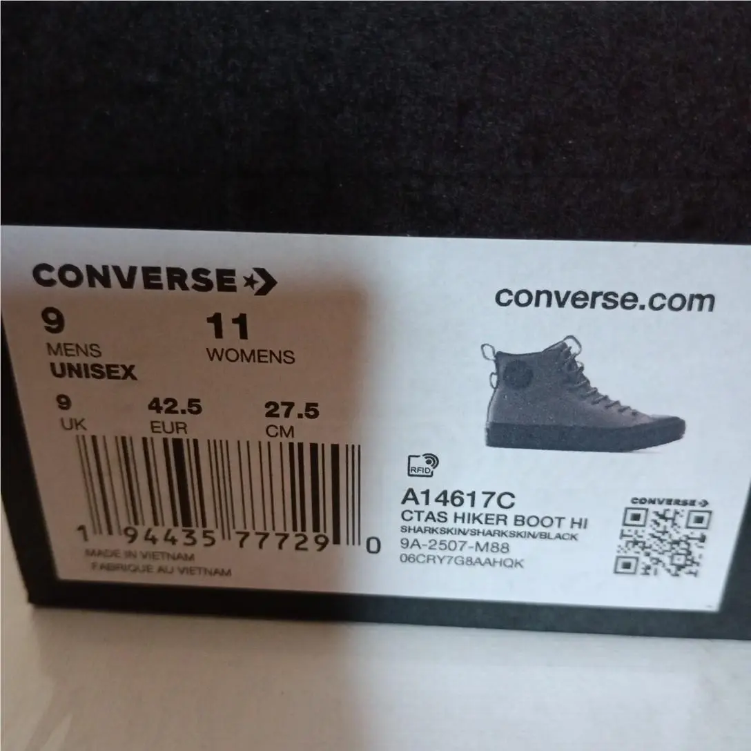 Converse shoes - Chuck Taylor All Star Water-Repellent Hiker Boot - A14617C - Gray 4