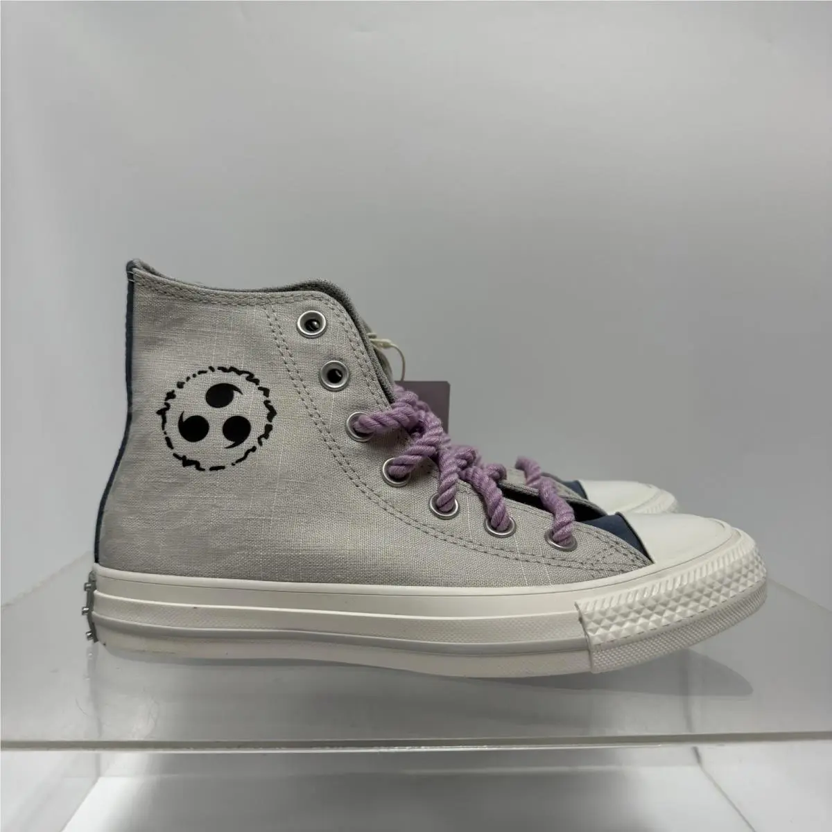 Converse Naruto Chuck Taylor Hi Grey A14837C Men 3.5 Women 5.5