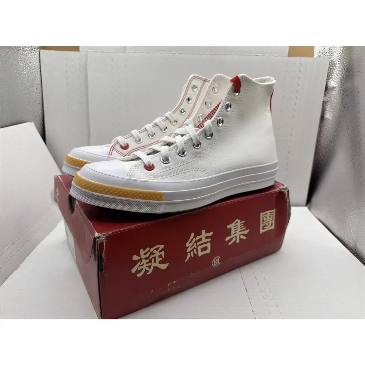 Converse shoes - Converse Chuck 70 - Chuck - 171839C - White, Manufacturer: White/White/Red 0